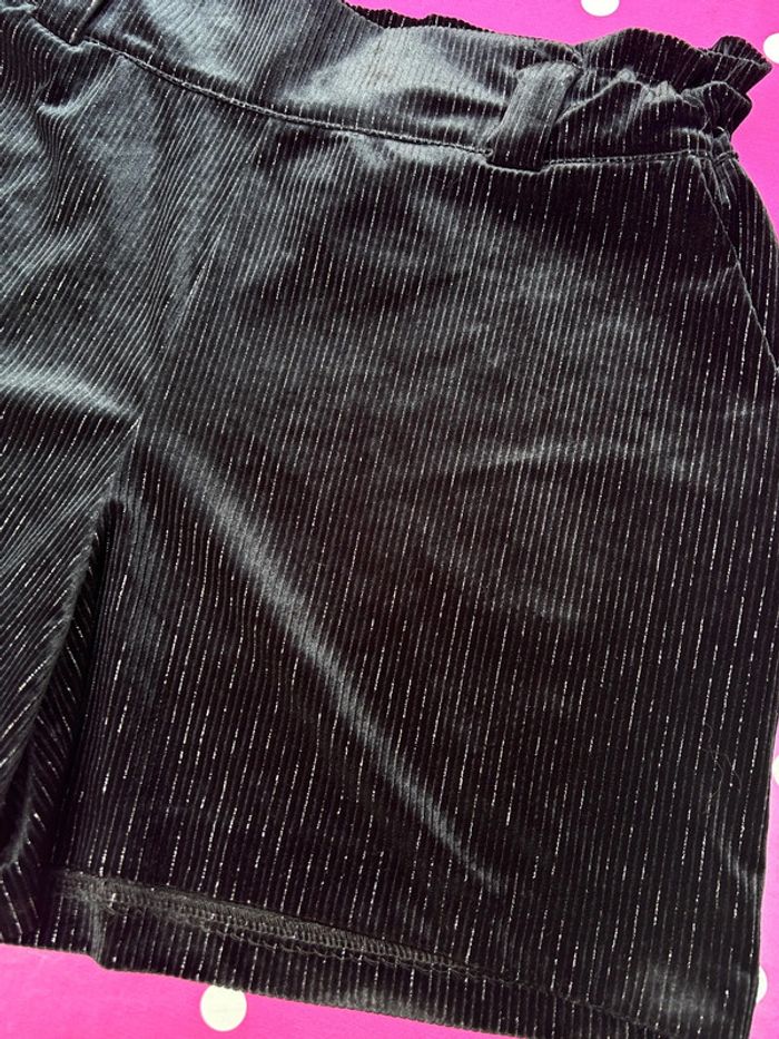 Short en velours côtelé et brillant - camaïeu taille L femme - photo numéro 3