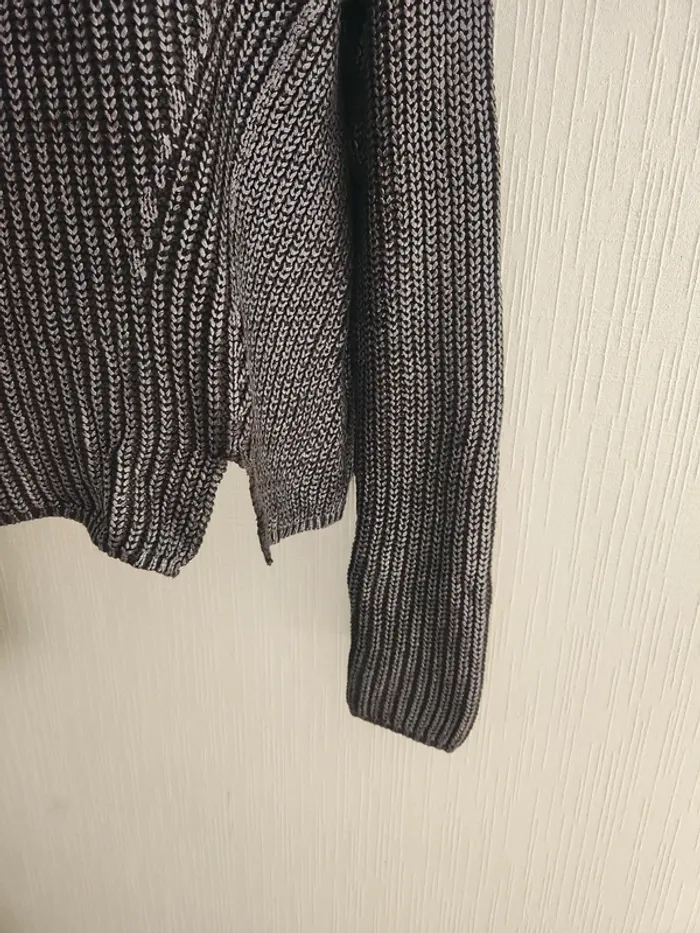 Pull kaki et argenté Mosquitos taille S - photo numéro 8