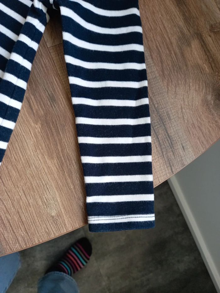 Pull Week end à la Mer, rayé marine, blanc et rose, Taille 3 ans - photo numéro 7