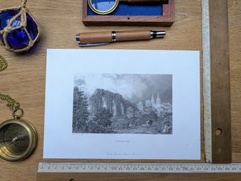 Imprimée en 1844, Coutances, Normandie. Original Vintage Authentique.