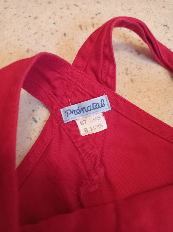 Salopette rouge - photo numéro 3
