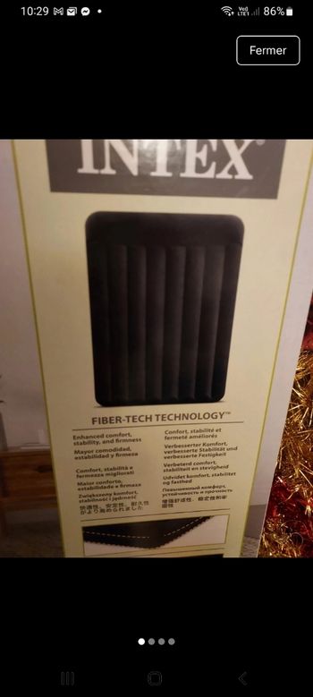 Matelas gonflable 2 personnes 