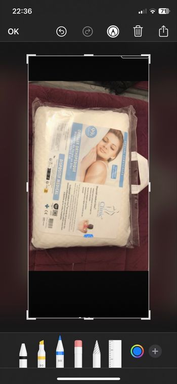 Oreiller orthopédique mémoire de forme – spécial cervicales – neuf