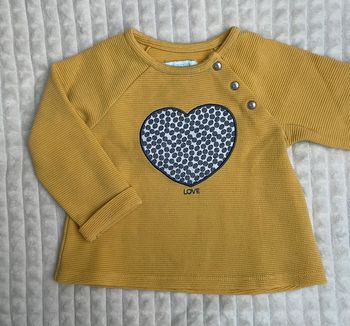 Haut/ sweat molletonné fille 12 mois, okaidi