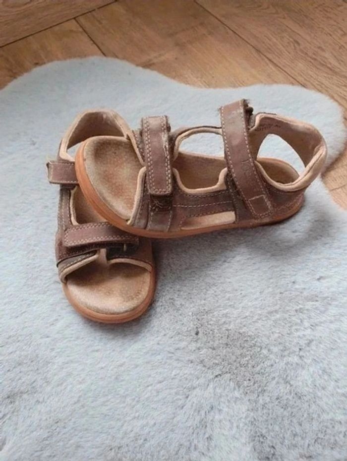 Sandales Kickers Platino marron clair pointure 30 - photo numéro 2
