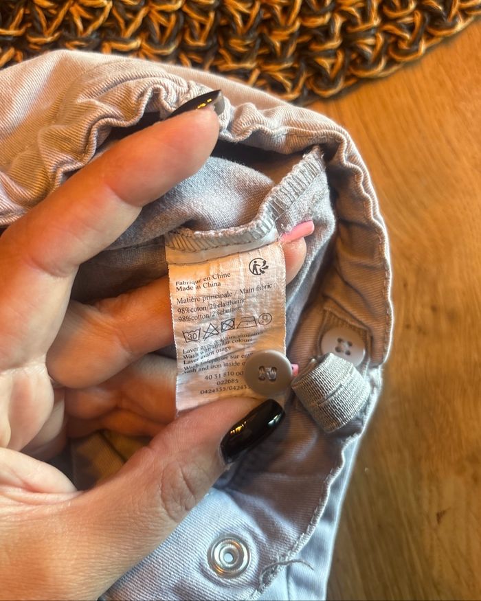 Jean souple coton gris 18m - photo numéro 5