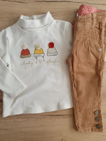 Ensemble tape à l'oeil/sergent major 2ans