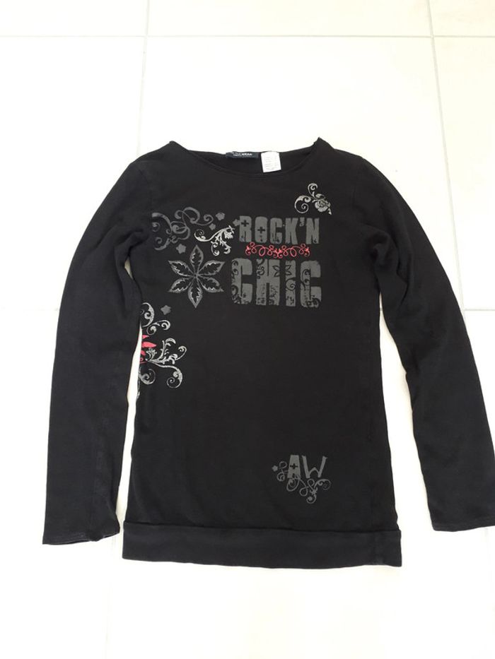 T-shirt manches longues - t 14 ans