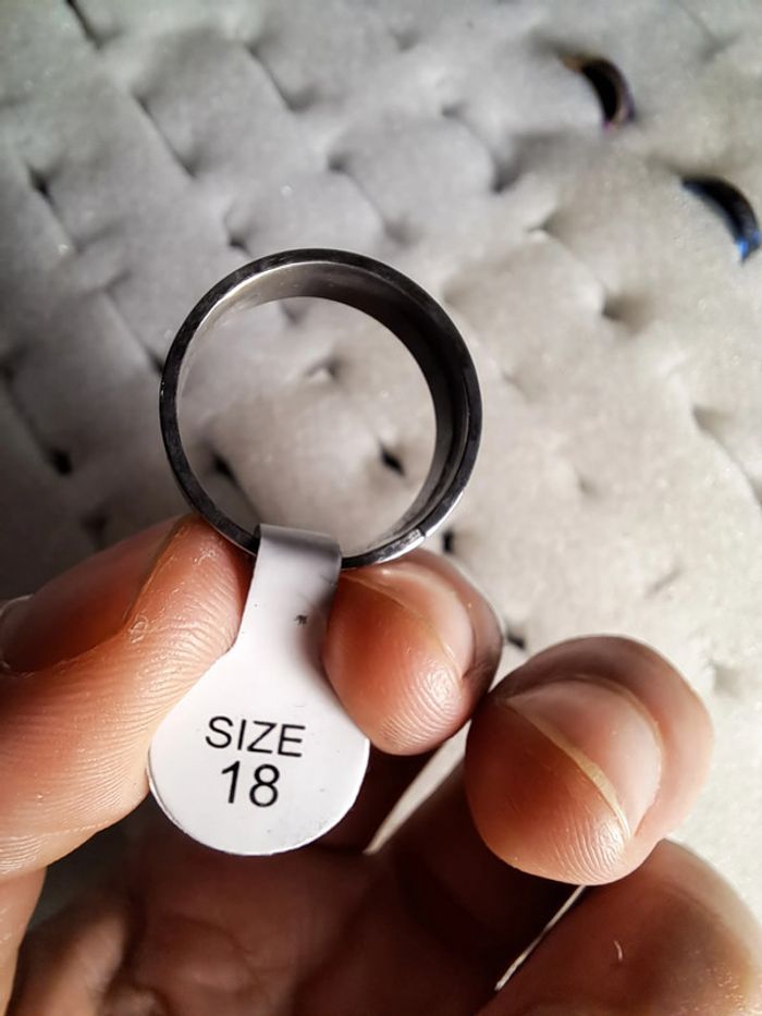 Bague acier inoxydable argentée - photo numéro 3