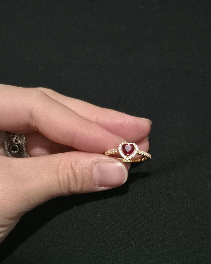 Bague coeur rouge Pandora - photo numéro 2