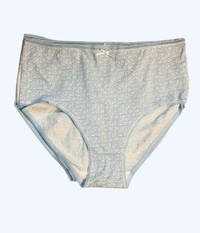 X3 Culottes Heat Underwear Blanc/Bleu- Femme Taille XXXL