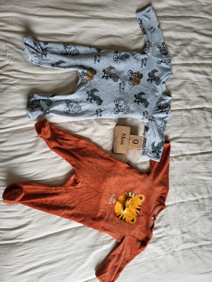 Lot pyjama grenouillère 9M