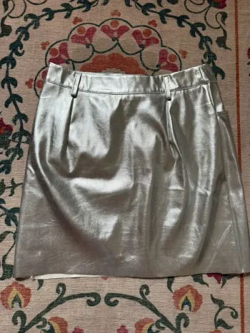 Jupe argenté