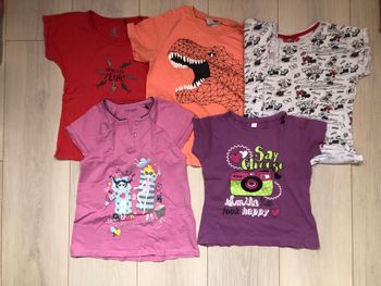 Lot de 5 t-shirts 6 ans