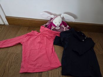 Pull ou sous pull col roulé bébé fille 