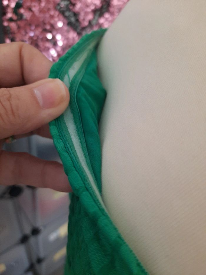 Robe bustier courte verte 38 Le Lis neuf avec étiquette 🏷 #lora11femme38 - photo numéro 6