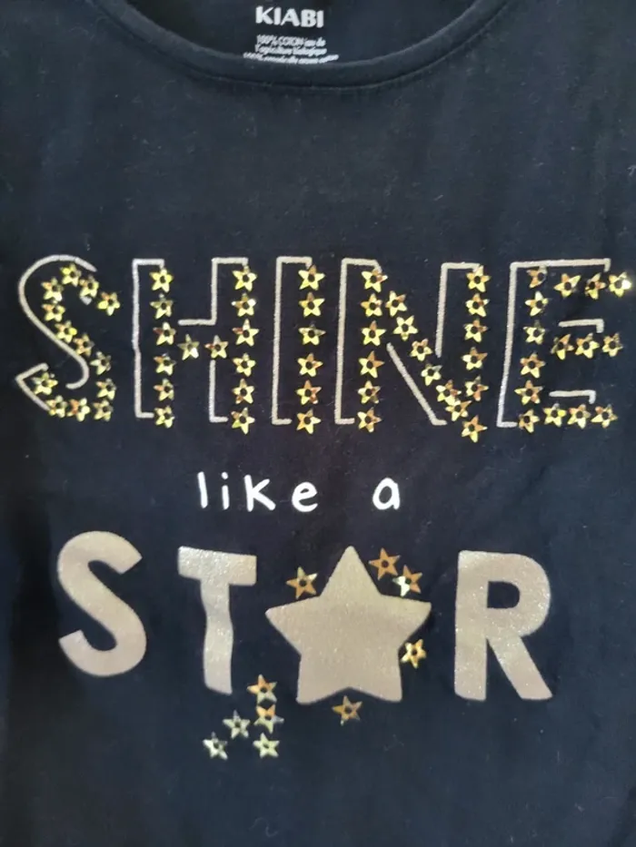 Lot de 2 tee-shirts à manches longues fille 👧 6 ans - photo numéro 3