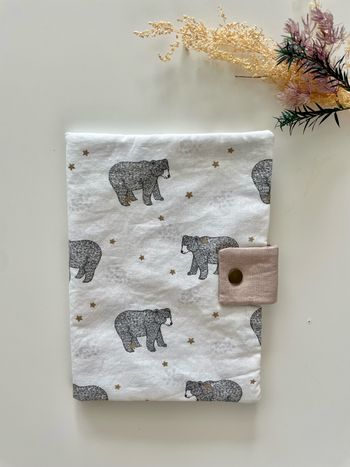 Protège carnet de santé « ours »
