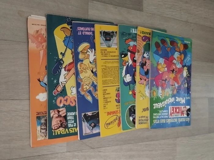 Lot Vintage 7 magazines Journal de Mickey année 1983 L057  7593973615 - photo numéro 3