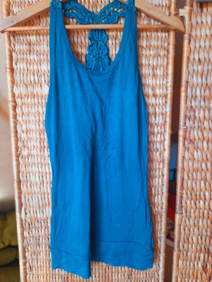 Débardeur turquoise S/M - photo numéro 4