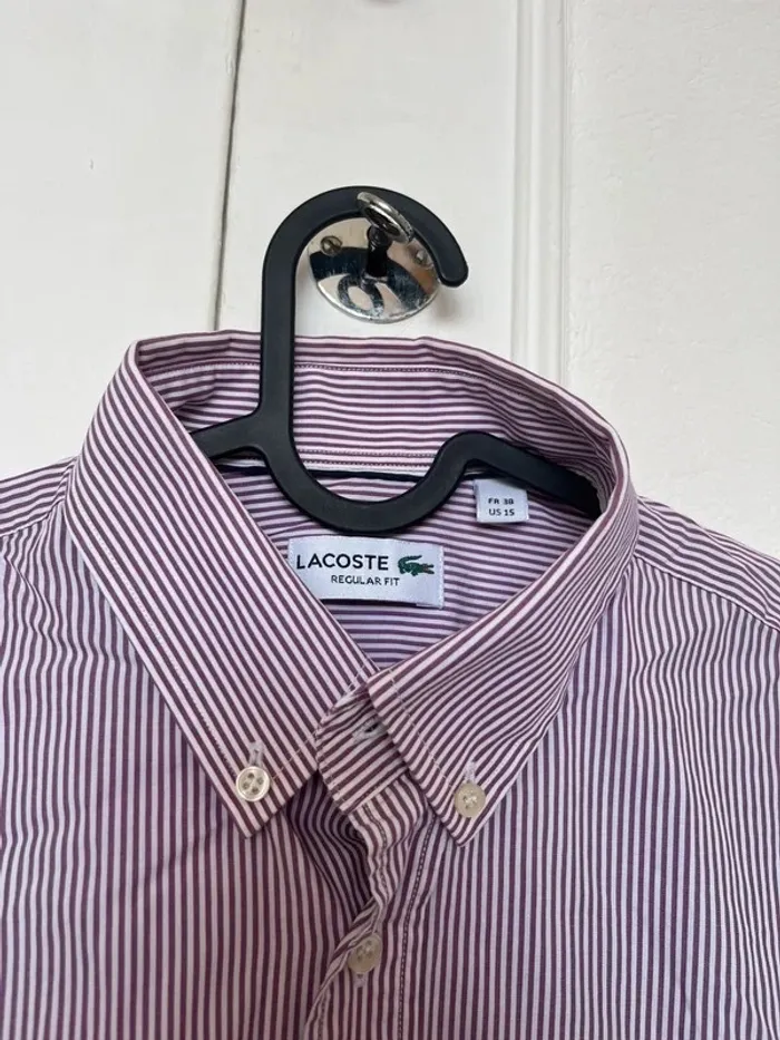 Chemise rayée Lacoste - photo numéro 3