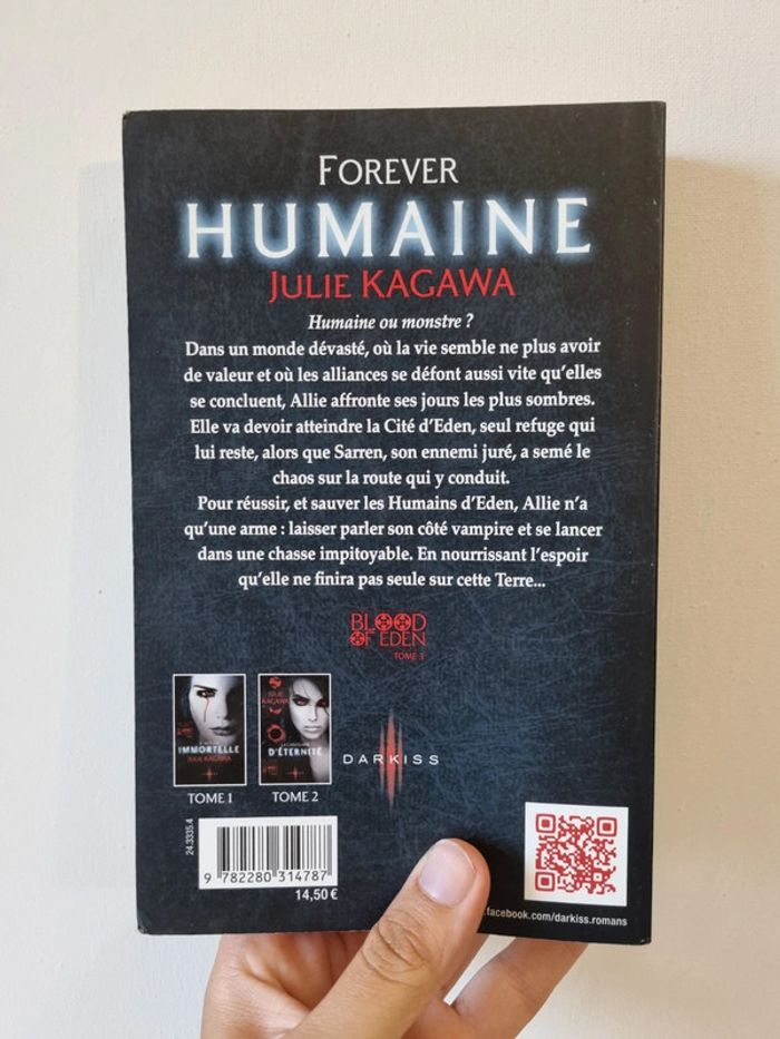 Forever Humaine
Julie Kagawa / Blood of eden - photo numéro 3