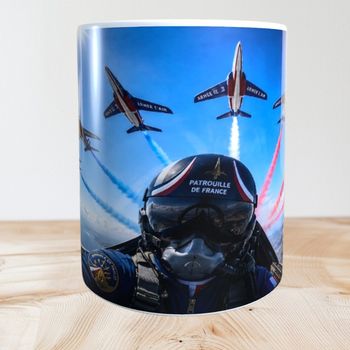 Mug effet Patrouille de France fière d'être Français 