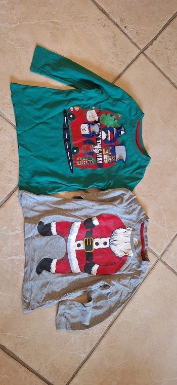 T shirt Noël à manches longues