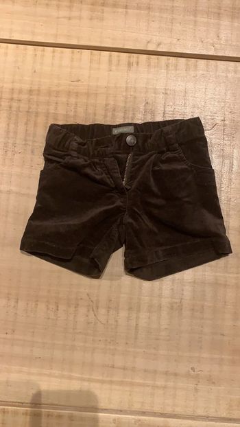 Short chaud marron 2 ans In extenso