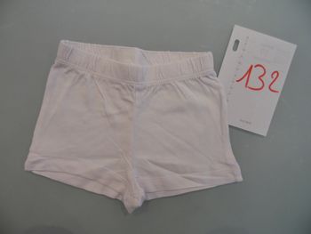 short 6 mois 100% coton