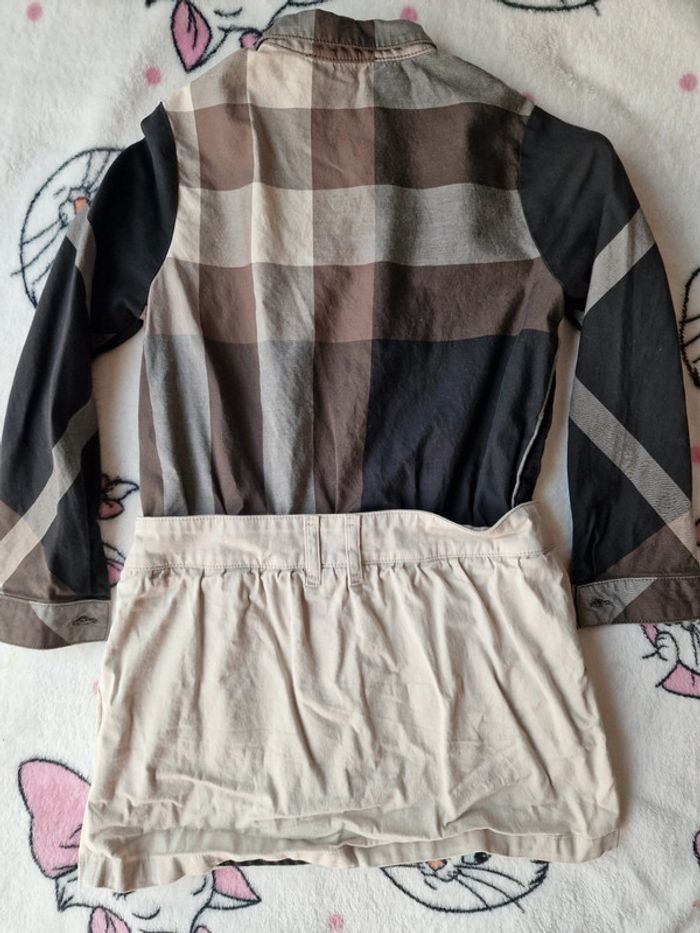 Robe écossaise marron 4 ans - photo numéro 5