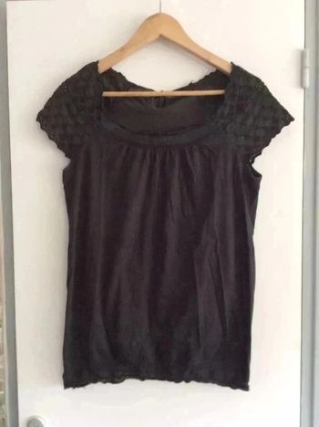 T-shirt noir Kiabi