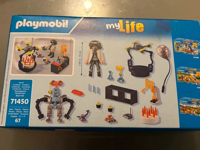 Playmobil My Life - Chercheur avec robots - 71450 - photo numéro 2