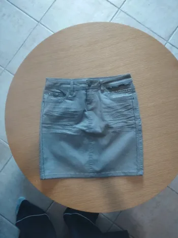 Jupe grise/ kaki taille 36