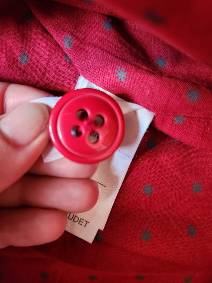 🧣 Manteau rouge type duffle-coat Vertbaudet 6 ans – laine, chaud et élégant - photo numéro 6