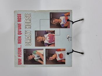 Vinyle 45 tours Crazy Horse : Une Fleur… Rien qu’une Rose avec fourreau