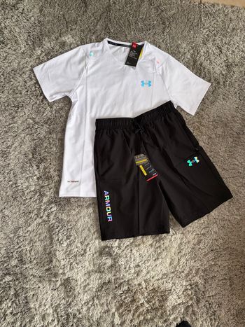 Ensemble Under Armour running fluorescent 