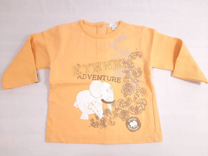 Tee shirt manches longues, 12 mois kitchoun