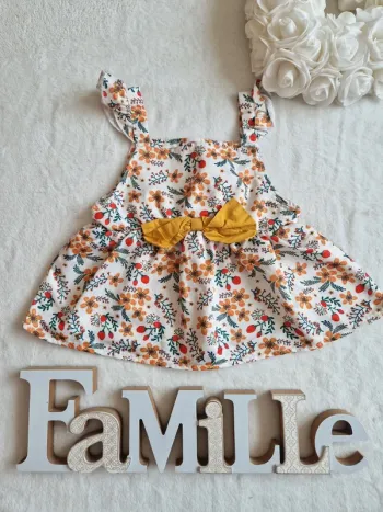 🌼 Tshirt a bretelle fleurie bébé 3/4ans🌼