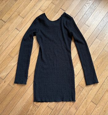 Robe noir bershka