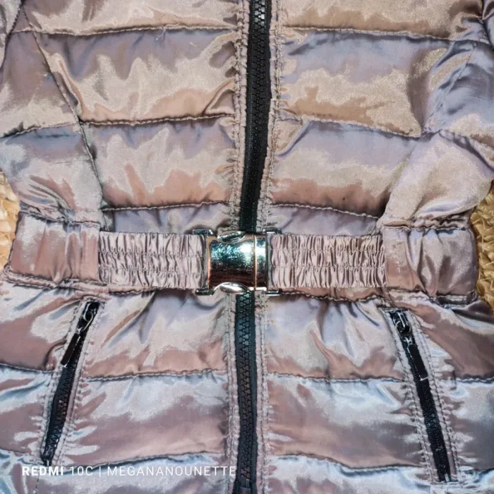 🧥 Doudoune brillante grise Zara – Taille 3 ans (98 cm) - photo numéro 4
