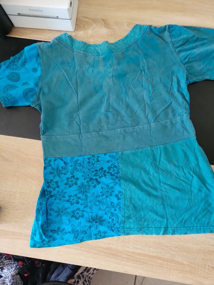 T-shirt bleu - photo numéro 2