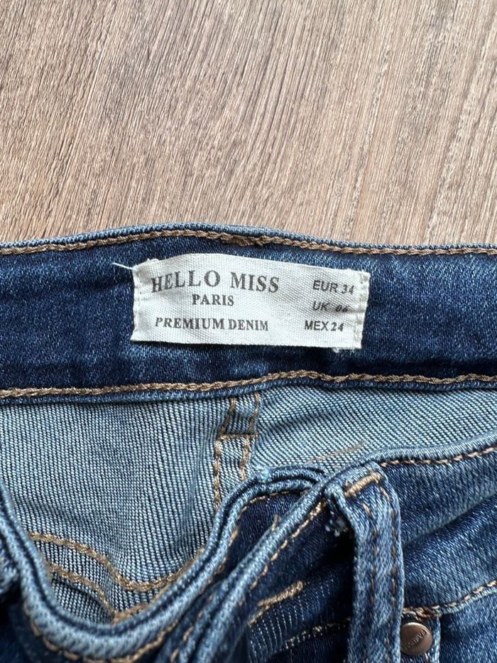 - Jeans Hello Miss   - Taille 34   - Très bon état - photo numéro 2