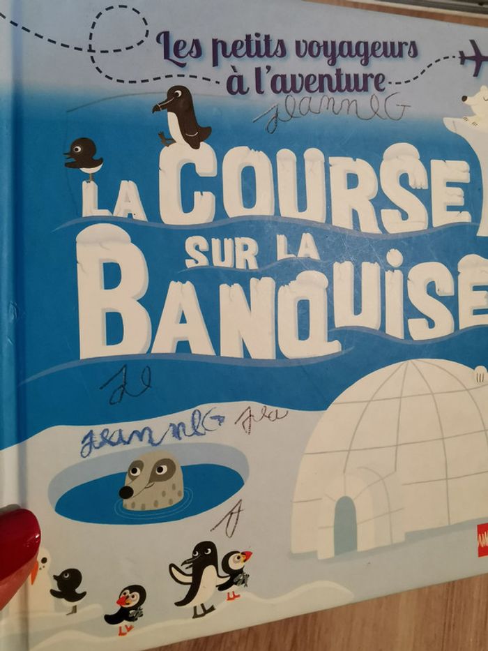 La course sur la banquise. Les petits voyageurs à l'aventure, éd. Nathan - photo numéro 8