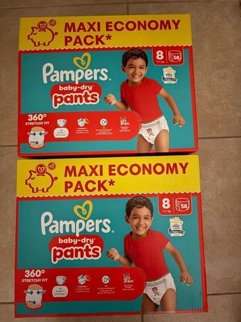 Couches Pampers Taille 8 Neuf