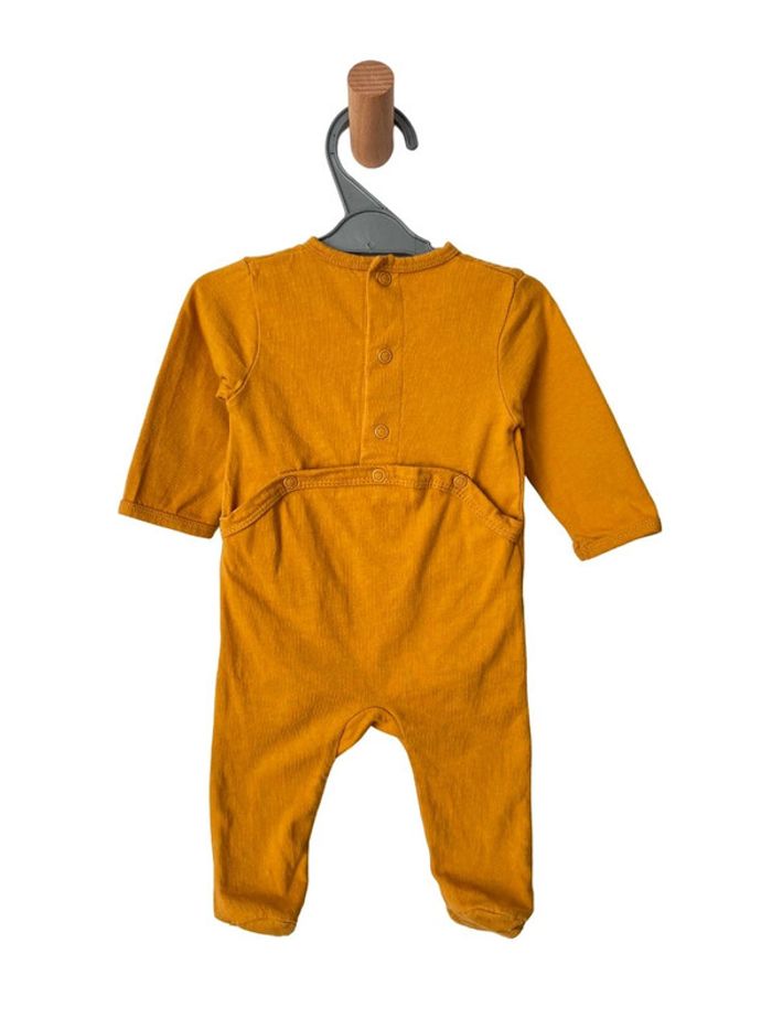 Pyjama coton jaune moutarde (pandas) - Kiabi 3 mois - photo numéro 3