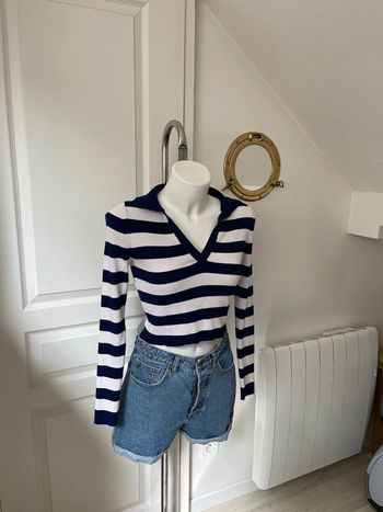 Pull à rayures