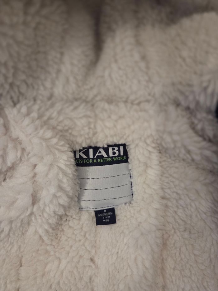 Manteau chaud molletonné garçon kiabi 9 mois - photo numéro 5