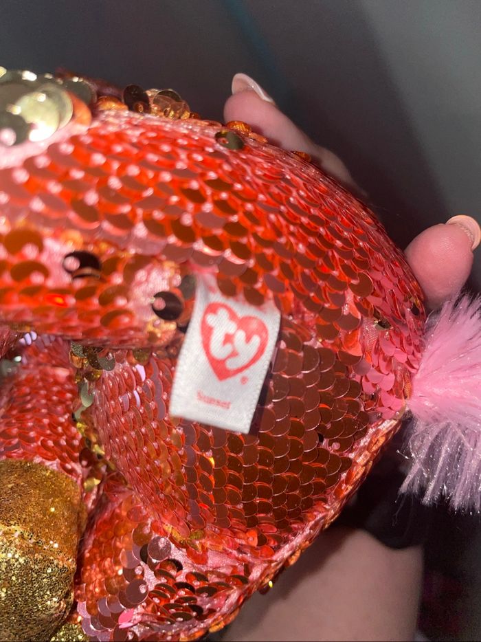 Peluche licorne à sequins - photo numéro 7