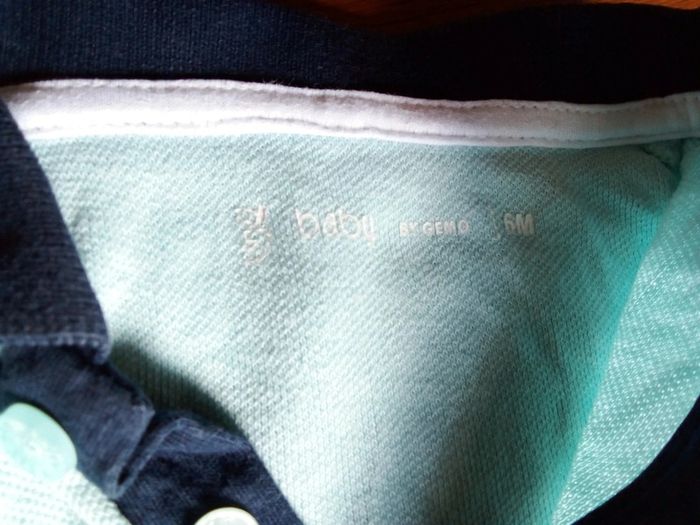 Polo bleu clair 6 mois - photo numéro 4